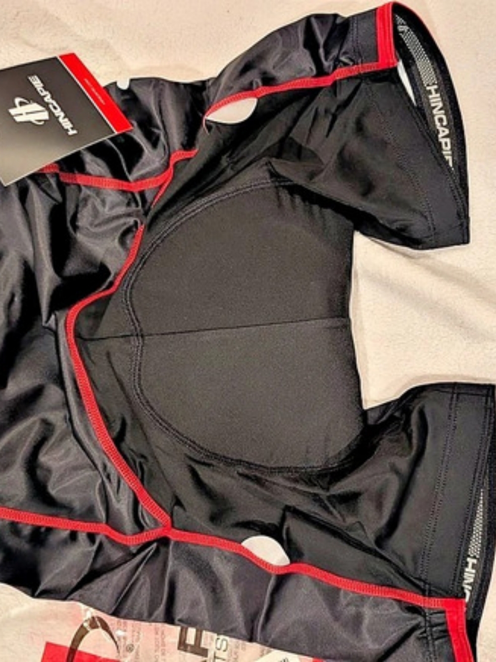 Hincapie Women's Cycling  Shorts Black Red Size Large NWT